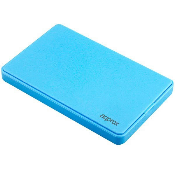 Caja Externa Hdd 2 5 Sata Usb 2 0 Approx Azul Claro